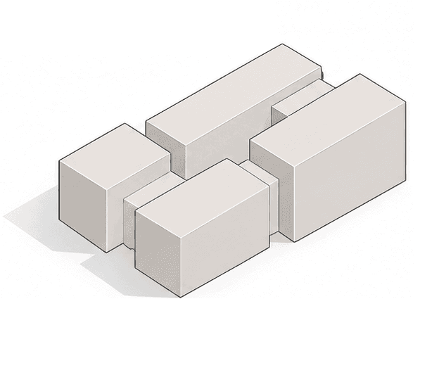 Massing step 4: Shift and settle